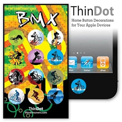 ThinDot Home Button Stickers for iPhone, iPad and iPod Touch "BMX"