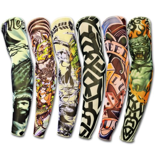 6 St. Tattoo Ärmel Strümpfe Tätowierung