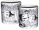 Serendipity 3 Black and White Mug