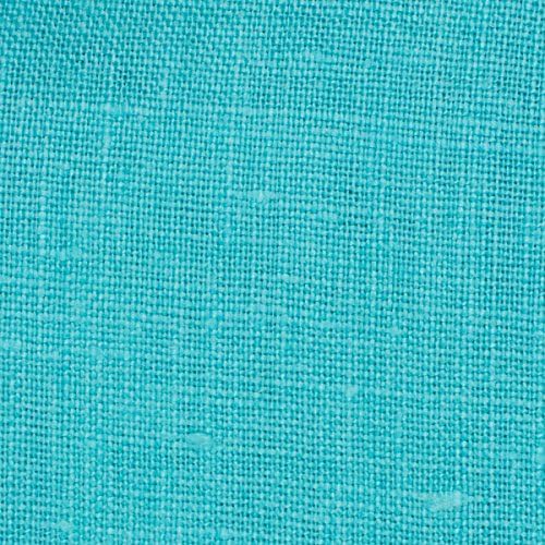 Irish Turquoise Blue 5 100% Linen Fabric Light/Medium Weight, 5.5 Oz, Extra Soft, Solid, 56 Inches Wide, Fabric by the Yard - by Linen Fabric Store Online - fabric by the yard