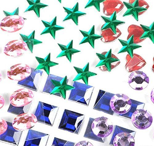 Adhesive back craft jewels (4-pack of 500)
