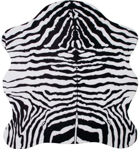 Classic Safari™ 56" x 61" Zebra Print Rug