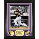 Highland Mint Colorado Rockies Troy Tulowitzki 24KT Gold Coin Photo Mint