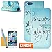 iPhone 6 Plus Case, iPhone 6S Plus Case,KINGH Wallet Flip Stand Case PU Leather Material for Apple iPhone 6/6S Plus (Color Painting Pattern),with Stylus, Screen Protector and Cleaning Cloth-[Forever]