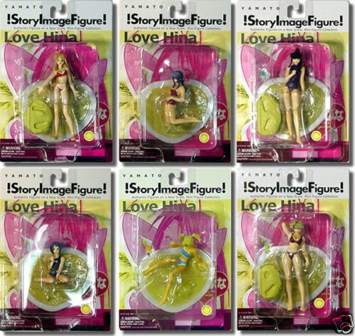 Full Set of 6 Figures – Anime Love Hina Again – Volume 1