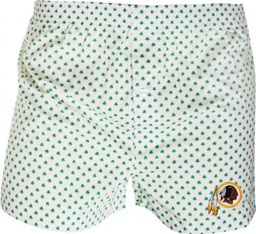 Buy Washington Redskins Shamrock Boxer Shorts