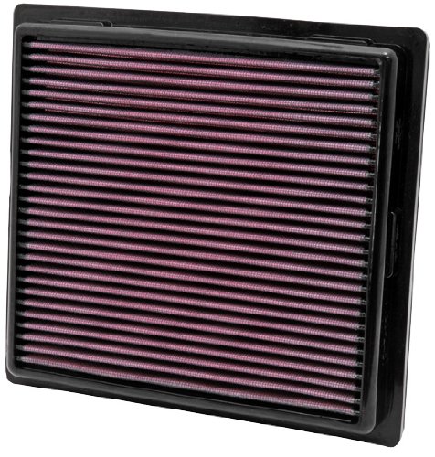 K&N 33-2457 High Performance Replacement Air Filter for 2011 Jeep Grand Cherokee/Dodge Durango 3.6L V6/5.7L V8