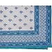 Flat Bed Sheet with Block Print on Cotton Queen Size (bshtd620)