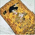 Prettystern - 160cm Malerei Kunstdruck Schal aus reiner Seide - Gustav Klimt - Portrait of Adele Bloc-Bauer