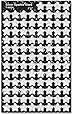 Trend Enterprises Silver Sparkle Stars Stickers, 400/Pkg (T-46404)