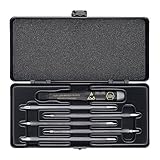 Wiha 26993 Slotted and Phillips Precision Interchangeable Blade Set in Steel Box, 6 Piece [並行輸入品]