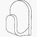 Adhesive Euro Hooks