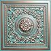 Majesty Antique Copper Patina (24x24 PVC) Ceiling Tile