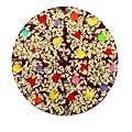 Valentino's Chocolate Pizza 7" Milk Chocolate Pizza with Beans and White Chocolate Flakes 280g