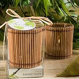Natural Selections Collection Bamboo Wood Candles, 1 