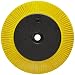 Scotch-Brite Radial Bristle Brush, Aluminum Oxide, 6000 rpm, 8" Diameter x 1" Width, 80 Grit, Yellow (Pack of 1)
