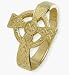Ladies 10 Karat Yellow Gold Religious Celtic Cross Ring