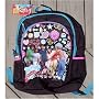 High School Musical Full Size Backpack Black with Blue & Pink Trim