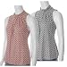 image and picture of Banana Republic Geometric Print Mock Turtleneck