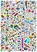 eBoy Paper Print- Pixel Icons 19.5x37 Inch Sheet