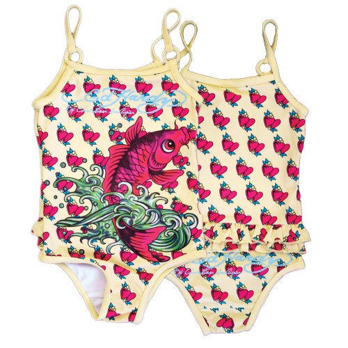Ed Hardy Infant Swimsuit - Lemon