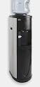 Whynter Free-Standing Hot and Cold Water Dispenser with Storage - Stainless Steel/ Black