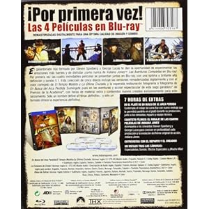 Indiana Jones: Las Aventuras Completas [Blu-ray] [Import espagnol]