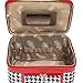 World Traveler Houndstooth Collection Cosmetic Train Case (2 piece set)