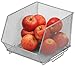 Ybmhome Mesh Stacking Bin Silver (SOLD AS 1 BIN) Storage Containers Pantry Organizers Great for Food, Crafts, Cleaning or Pantry Items 1130 (Medium 8.5 X 10 X 8)