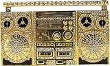Old School Gold Boombox Rhinestone Belt Buckle Rhinestone Old School Gold Boombox Old School Gold Boombox Rhinestone Belt Buckle Rhinestone Old School Gold Boombox