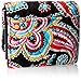 Vera Bradley Women's Cotton Petite Trifold Wallet, Parisian Paisley, One Size