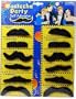 Self Adhesive Set 12 Fake Mustaches Costume Party Disguise