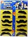 Self Adhesive Set 12 Fake Mustaches Costume Party Disguise