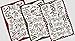 DII 100% Cotton, Oversized, Everyday Kitchen Basic, Printed Dishtowel, Welcome Holiday, 18x28, Set of 3- Christmas Carol