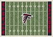 Atlanta Falcons 3' 10" x 5' 4" NFL Home Field Area Rug