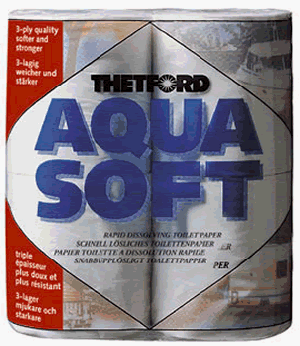 4 x Thetford Aqua Soft Toilet Rolls for Porta Potti