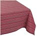 DII Salsa Stripe Tango Tablecloth - 60 x 84 inches