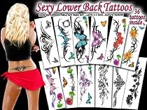 Sexy Lower Back Temporary Tattoos 