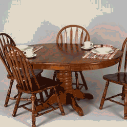 Ligo RDT107ON Country Pedestal Nutmeg Finish