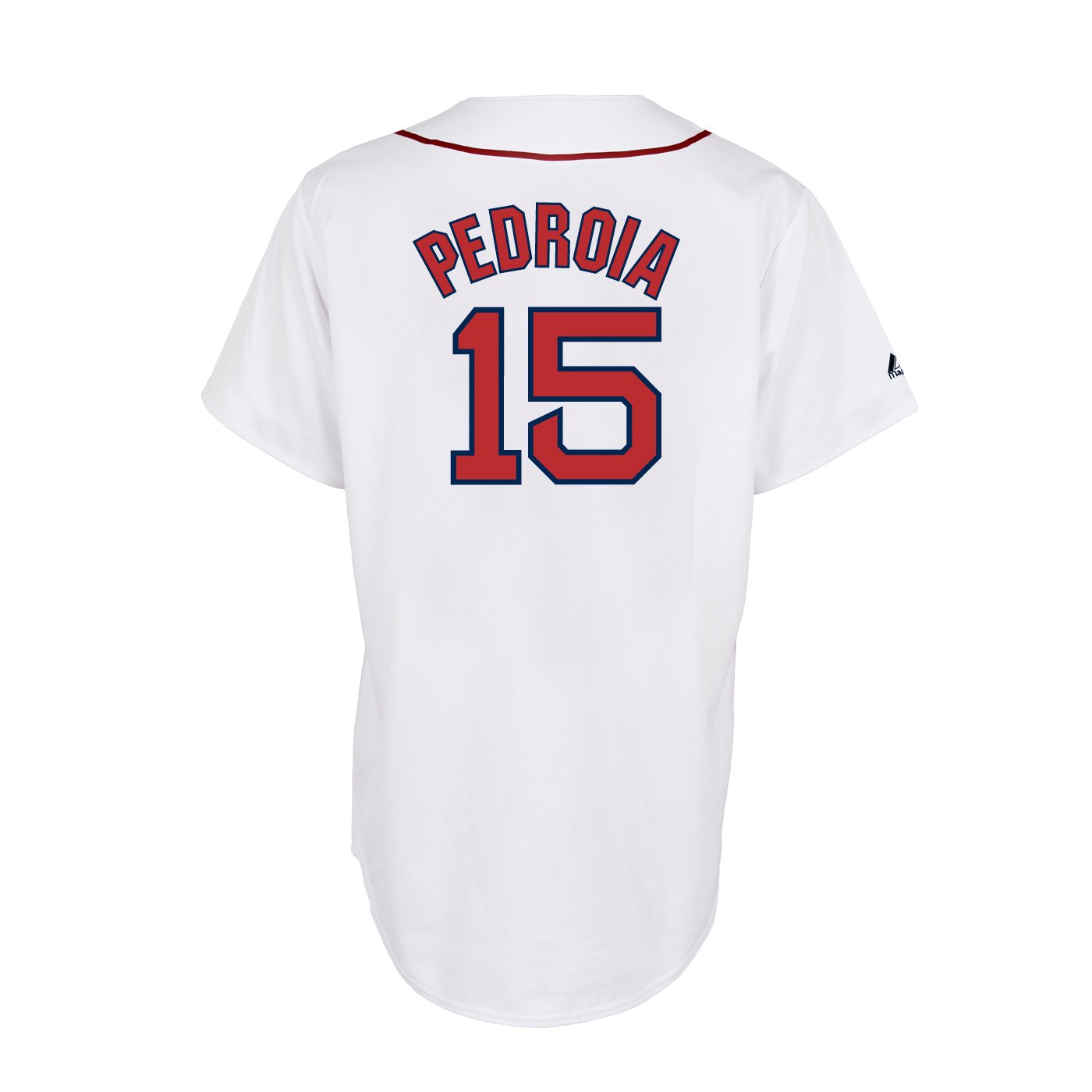 Boston Red Sox Logo Merchandise Dustin Pedroia Youth Replica Home Jersey
