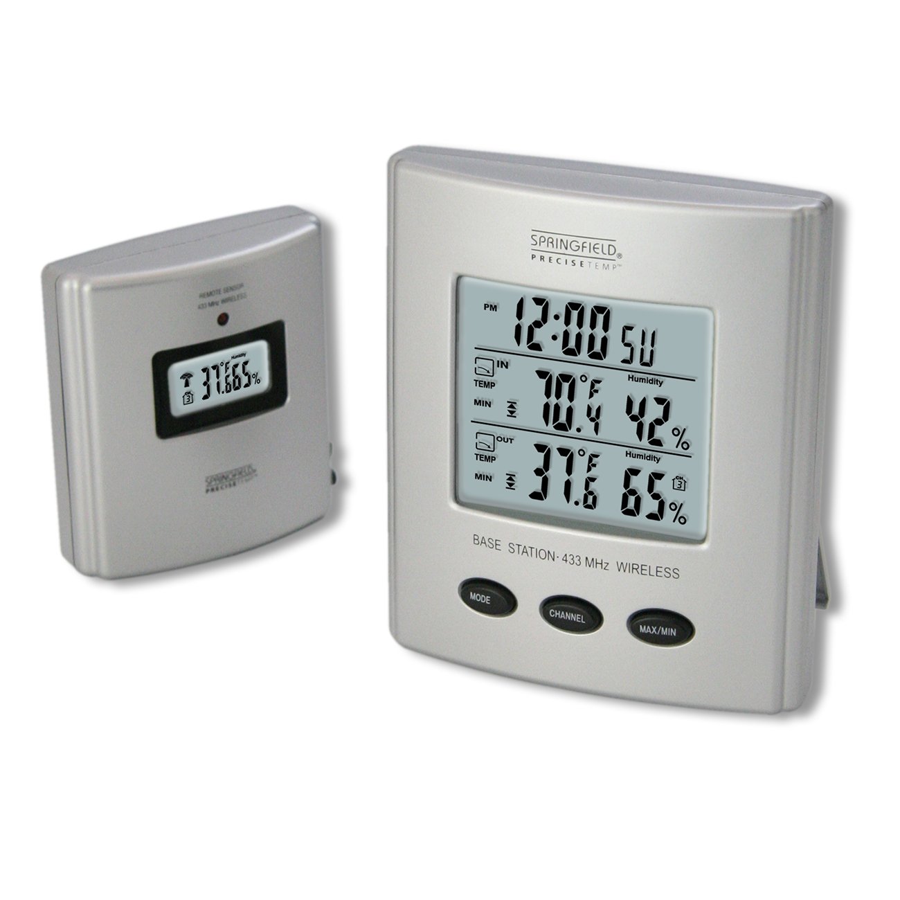Springfield 91756 Wireless Thermometer with Indoor Outdoor Temperature