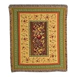Review Manual Woodworkers  / Amber Abundance Throw