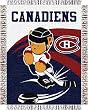 Montreal Canadiens Acrylic Triple Woven Jacquard Baby Blanket/Throw (36"x46") - NHL Hockey
