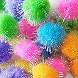 Rimobul Assorted Color Craft Pom Poms - 1.3" - 40 Pack