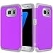 Galaxy S7 Edge Case, Tauri [Drop Protection] Dual Layer [Shockproof] Hybrid Defender Armor Protective Case Cover For Samsung Galaxy S7 Edge - Purple