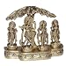 Asian Statues Brass Lord Krishna and Radha