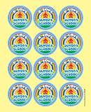 I Love Sunday School! Shape Stickers