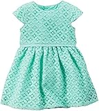 Carter's Lace Dress 120g041, Blue, New Born