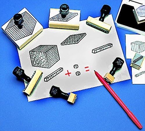 Center Enterprises 1006389 Rubber Hardwood Handle Block Stamp with Handles