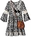 Beautees Girls' Boho Dress with Purse